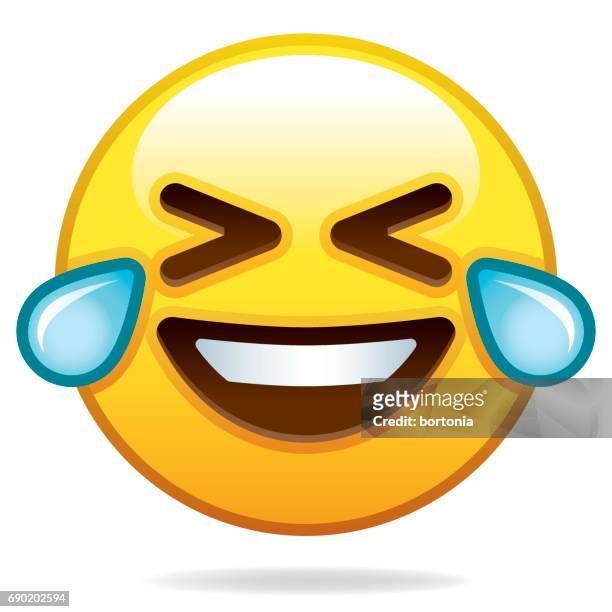 emoji icon - laughing stock illustrations