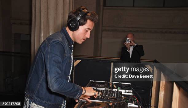 Nick Grimshaw attends the launch of the London Evening Standard's inaugural Food Month hosted by Grace Dent and Tom Parker Bowles at The Banking Hall...