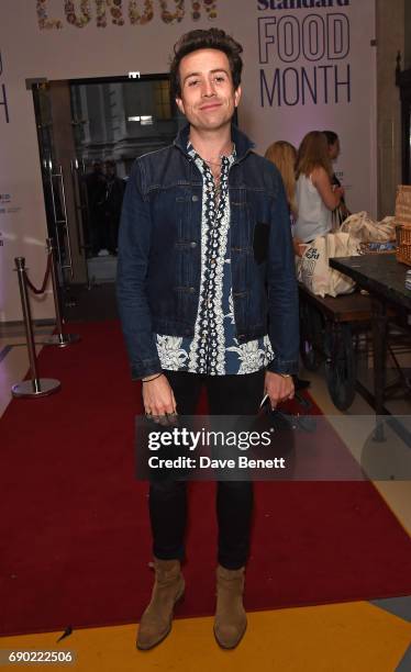 Nick Grimshaw attends the launch of the London Evening Standard's inaugural Food Month hosted by Grace Dent and Tom Parker Bowles at The Banking Hall...