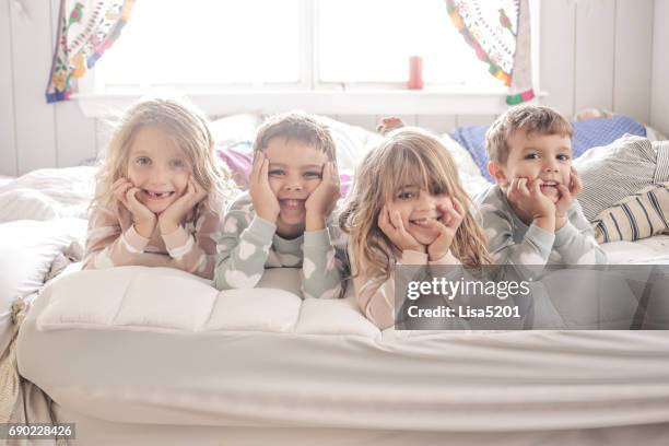 pajama party - nightwear stock pictures, royalty-free photos & images