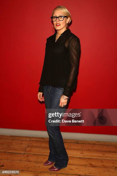 Isabella Macpherson attends a play reading of "Building The Wall" by Robert Schenkkan presented by Platform Presents at The Bush Theatre on May 30,...