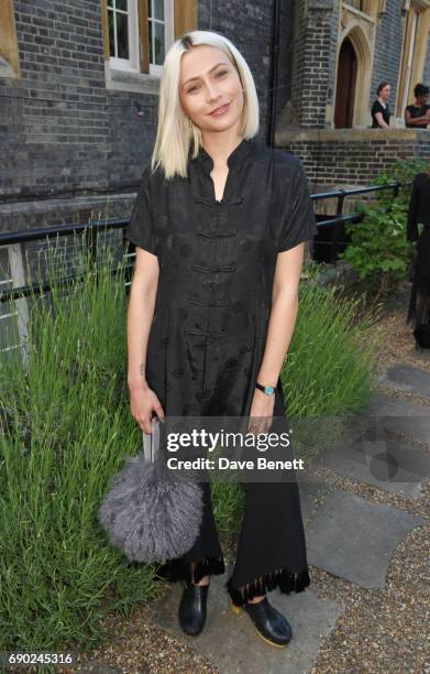 Charlie Siddick attends the ALEXACHUNG London Launch & Summer 17 Collection Reveal at the Danish Church of Saint Katharine on May 30, 2017 in London,...