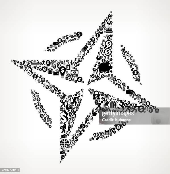 compass money and finance black and white icon background - 100 dollar bill wallpaper stock illustrations