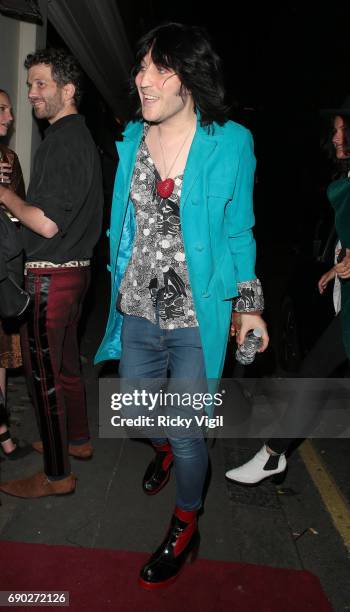 Noel Fielding attends ALEXACHUNG afterparty at The Aviary Bar on May 30, 2017 in London, England.