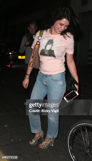 Pixie Geldof attends ALEXACHUNG afterparty at The Aviary Bar on May 30, 2017 in London, England.