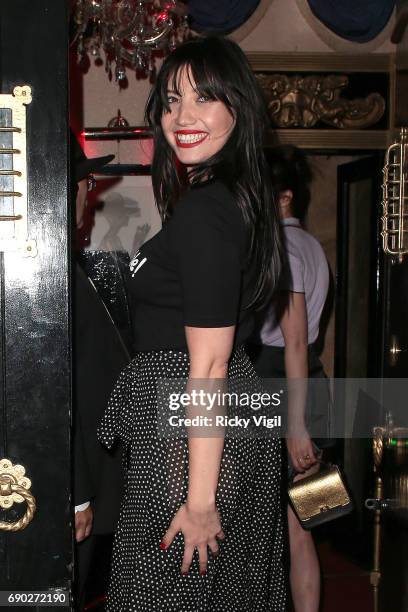 Daisy Lowe attends ALEXACHUNG afterparty at The Aviary Bar on May 30, 2017 in London, England.