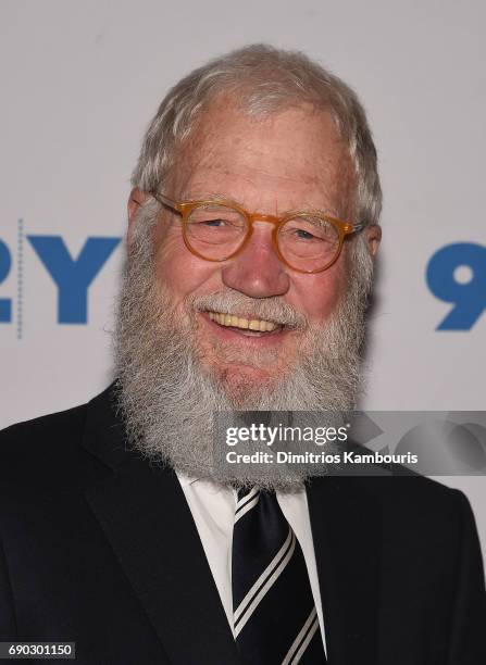 David Letterman attends The 92nd Street Y Conversation with Senator Al Franken and David Letterman at 92nd Street Y on May 30, 2017 in New York City.