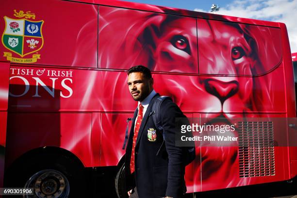 Ben Teo of the British & Irish Lions arrives at Auckland International Airport on May 31, 2017 in Auckland, New Zealand.