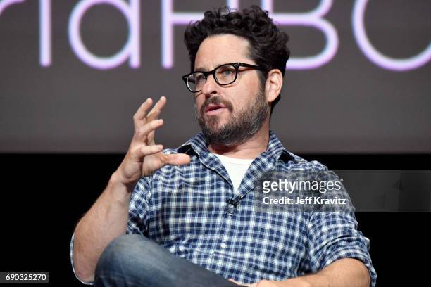 Executive producer J.J. Abrams speaks onstage during HBO's 'Westworld' FYC panel at the Saban Media Center on May 30, 2017 in North Hollywood,...