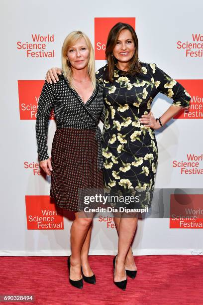 Kelli Giddish and Mariska Hargitay attend the World Science Festival 2017 Gala at Jazz at Lincoln Center on May 30, 2017 in New York City.