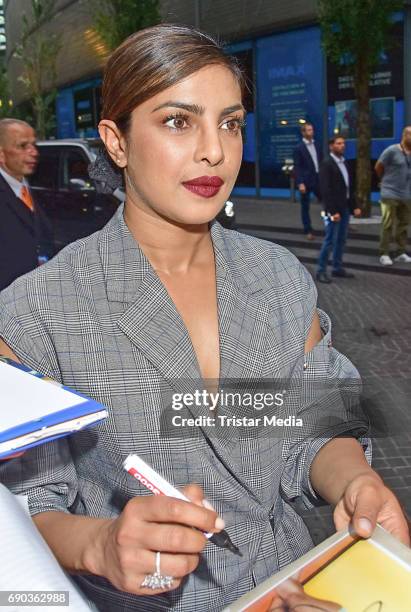 Indian actress Priyanka Chopra during the Baywatch European Premiere Party on May 31, 2017 in Berlin, Germany.