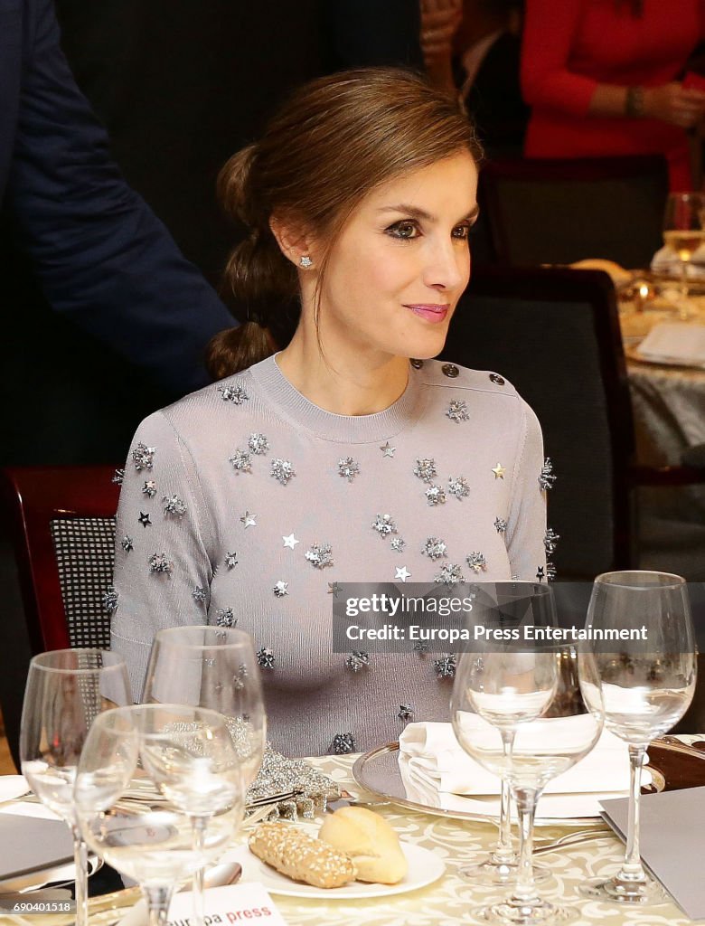 Spanish Royals Attend 60th Anniversary Of Europa Press Agency