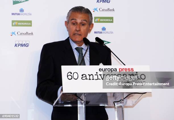 Asis Martin de Cabiedes attends Europa Press news agency 60th Anniversary at the Villa Magna hotel on May 30, 2017 in Madrid, Spain.