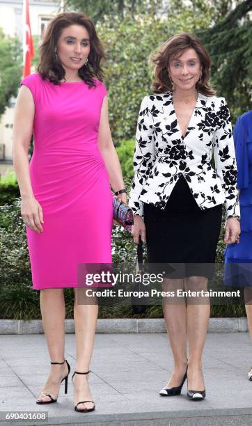 Paloma Segrelles and Paloma Segrelles jr attend Europa Press news agency 60th Anniversary at the Villa Magna hotel on May 30, 2017 in Madrid, Spain.