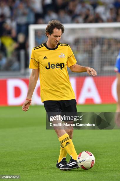 John Philip Jacob Elkann, Ceo of Exor , during charity football game , la partita del cuore, between Nazionale Cantanti and Campioni per la ricerca.