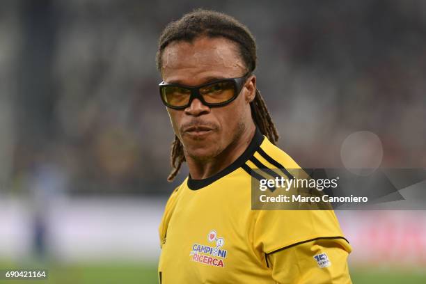 Former Juventus player Edgar Davids, during charity football game , la partita del cuore, between Nazionale Cantanti and Campioni per la ricerca.