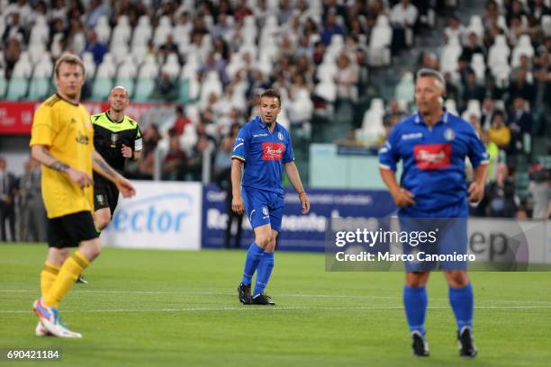 Former Juventus player Alessandro Del Piero, during charity football game , la partita del cuore, between Nazionale Cantanti and Campioni per la...