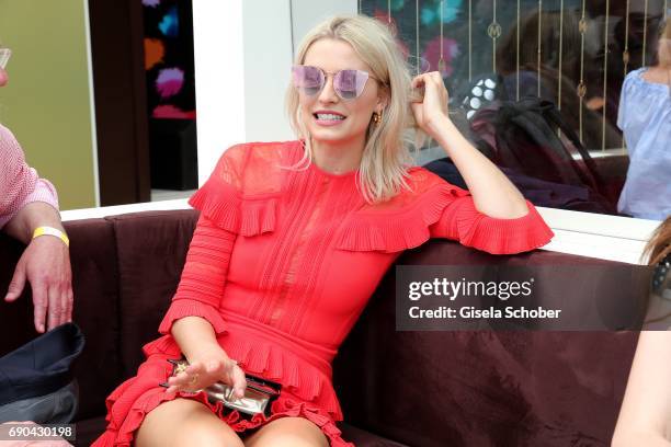 Lena Gercke attends Magnum photocall during the 70th annual Cannes Film Festival at Magnum Beach on May 18, 2017 in Cannes, France.