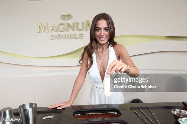 Bensu Soral attends Magnum photocall during the 70th annual Cannes Film Festival at Magnum Beach on May 18, 2017 in Cannes, France.
