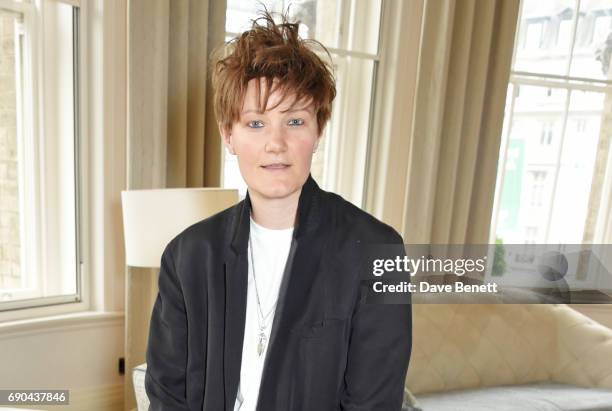 Charlie Covell attends the BAFTA Breakthrough Brits lunch hosted by Kim Cattrall at The Langham Hotel on May 31, 2017 in London, England.