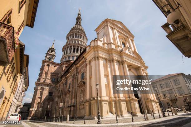 basilica of san gaudenzio, novara, italy. - piedmont italy stock pictures, royalty-free photos & images