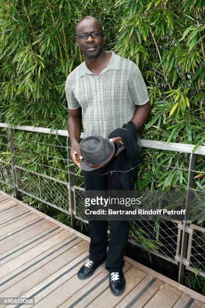 Football Player Lilian Thuram attends the 2017 French Tennis Open - Day Four at Roland Garros on May 31, 2017 in Paris, France.
