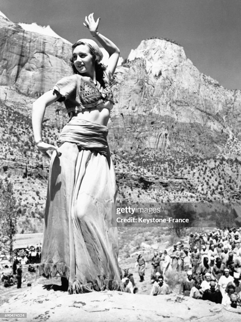 Danseuse 'Salomé' dans le Parc Naturel de l'Utah