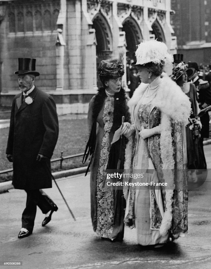 Le Roi George V et les Reines Alexandra et Mary