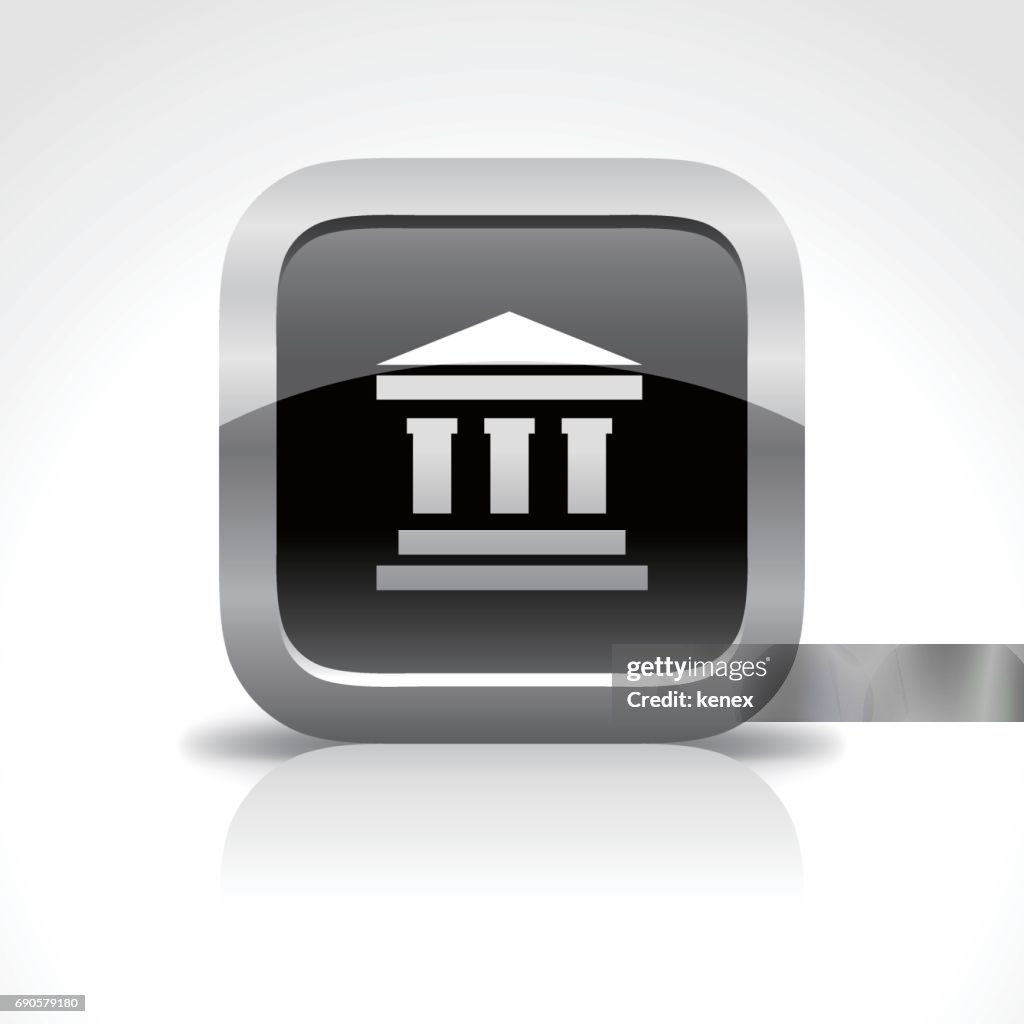 Banking & Finance Glossy Button Icon