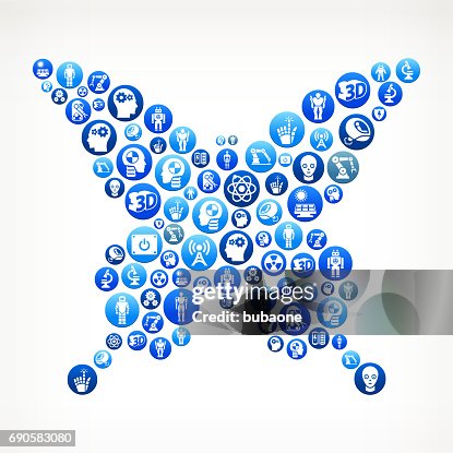 Vector Robots Button Butterfly Robots And Robotics Vector Button Pattern High-Res Vector ...