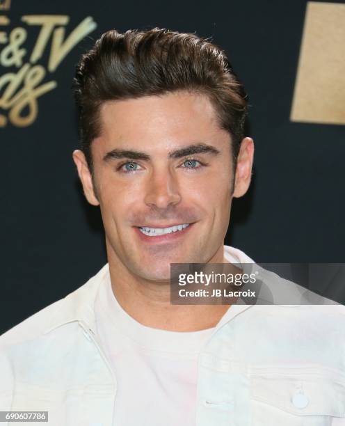 Zac Efron attends the 2017 MTV Movie and TV Awards at The Shrine Auditorium on May 7, 2017 in Los Angeles, California.