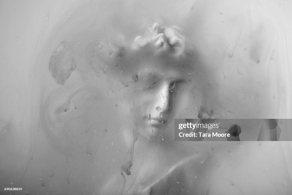 Abstract image of greek god