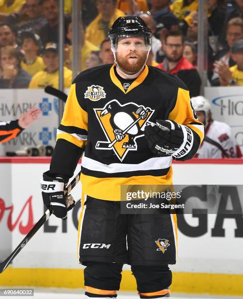 Phil Kessel of the Pittsburgh Penguins skates against the Ottawa Senators in Game Seven of the Eastern Conference Final during the 2017 NHL Stanley...