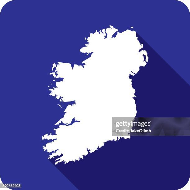 ireland icon silhouette - dublin stock illustrations