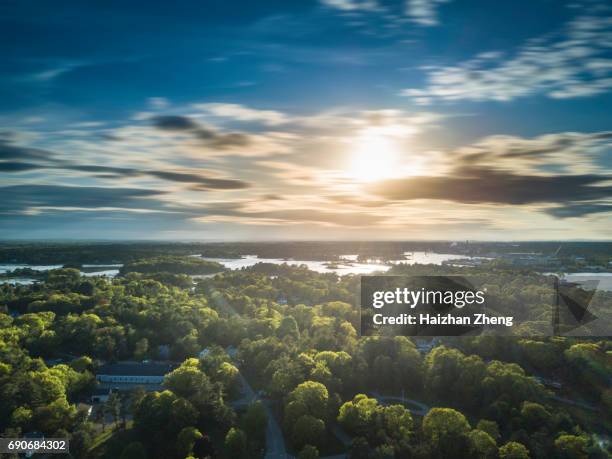 harbor aerial - portsmouth new hampshire imagens e fotografias de stock