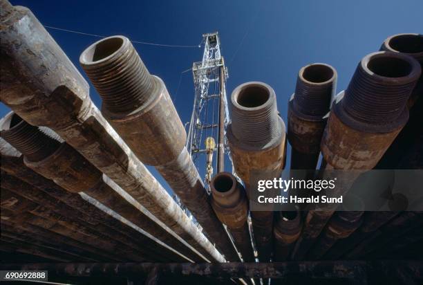Pipes In Rigs Stacked Drilling Rigs Photos and Premium High Res Pictures - Getty Images