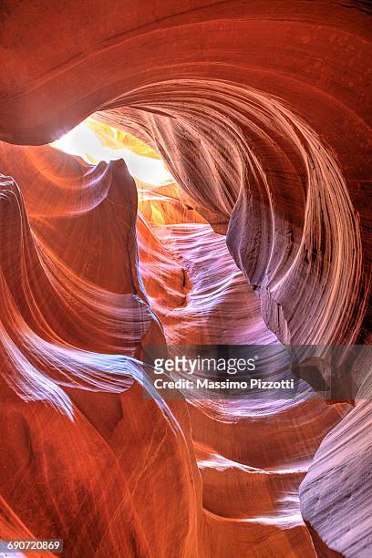 antelope canyon in arizona - massimo pizzotti - fotografias e filmes do acervo