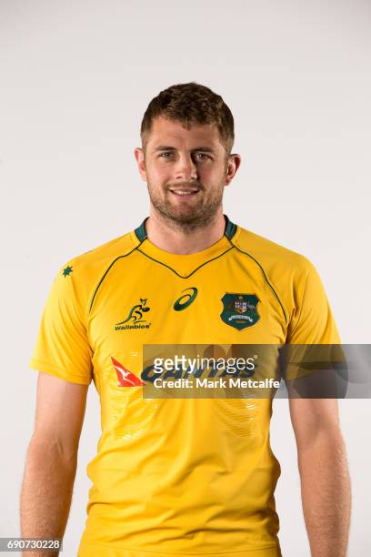 Dean Mumm poses for a headshot during the Australian Wallabies Player Camp at the AIS on April 9, 2017 in Canberra, Australia.