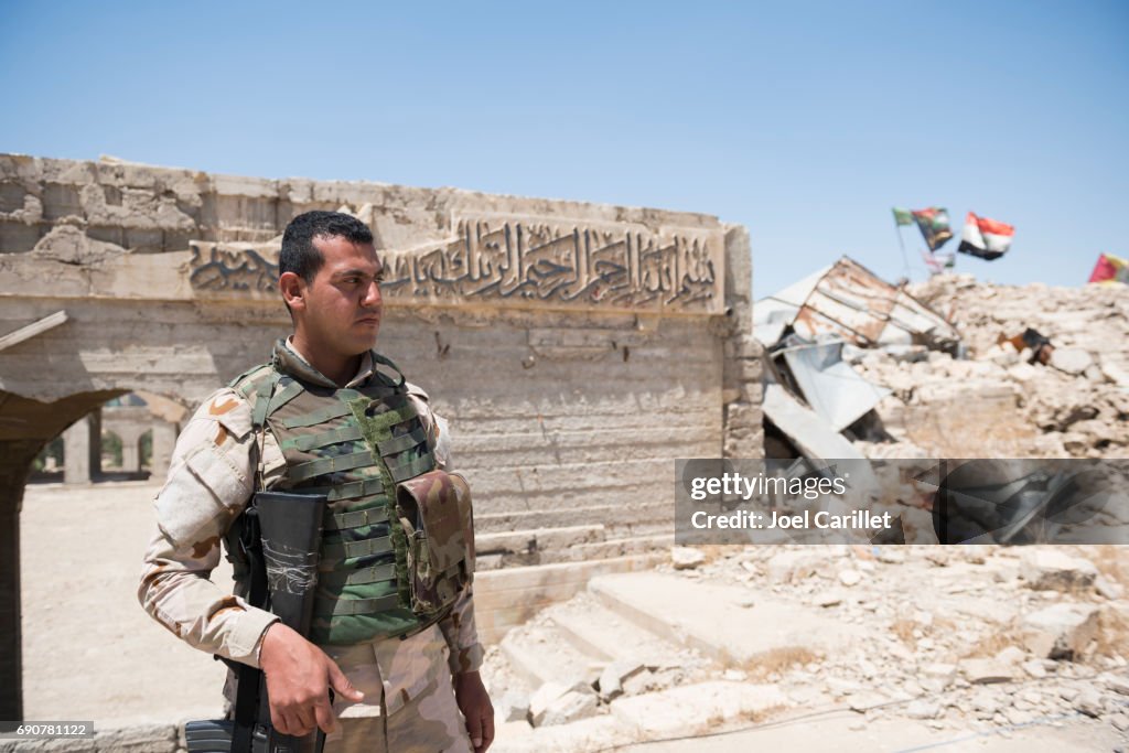 Ruins of Nabi Yunus shrine in Mosul, Iraq