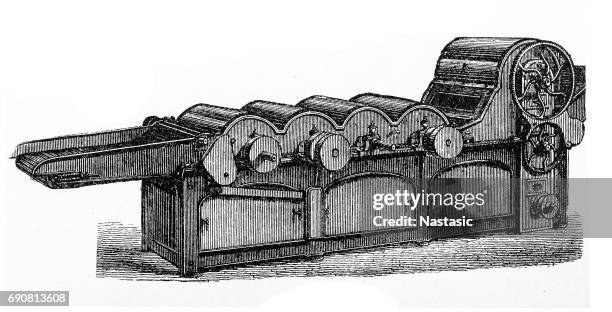 cotton opening machine - angle grinder stock illustrations