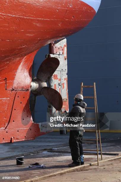 shipyard - hvide sande denmark stock pictures, royalty-free photos & images