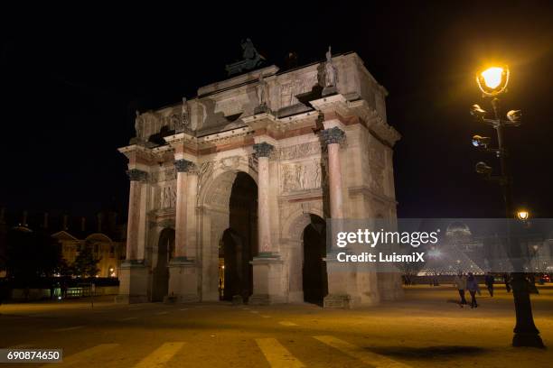 paris - iluminado stock-fotos und bilder