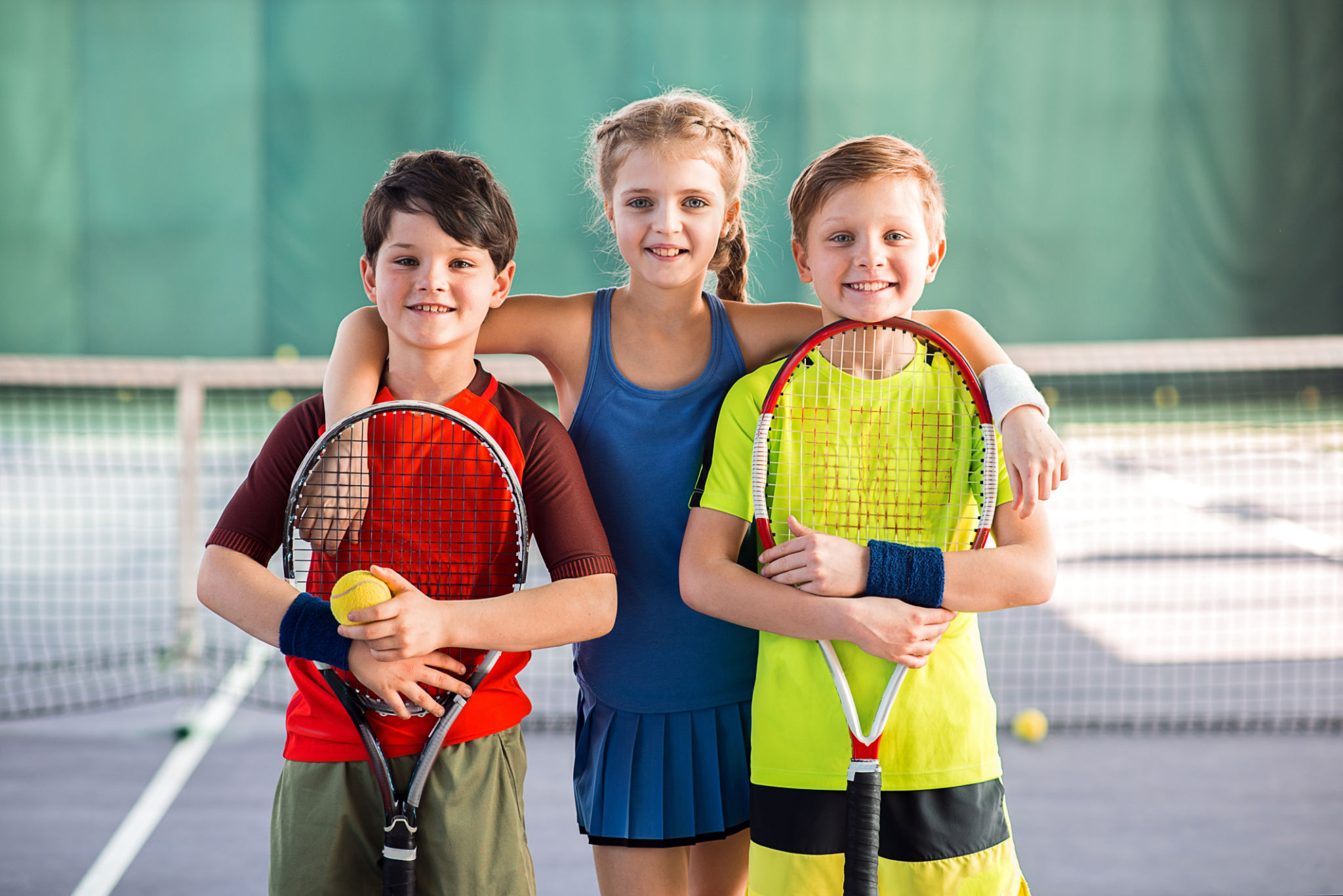 tennis court kids