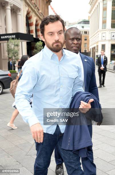 Jake Johnson sighting at Global House on May 31, 2017 in London, England.