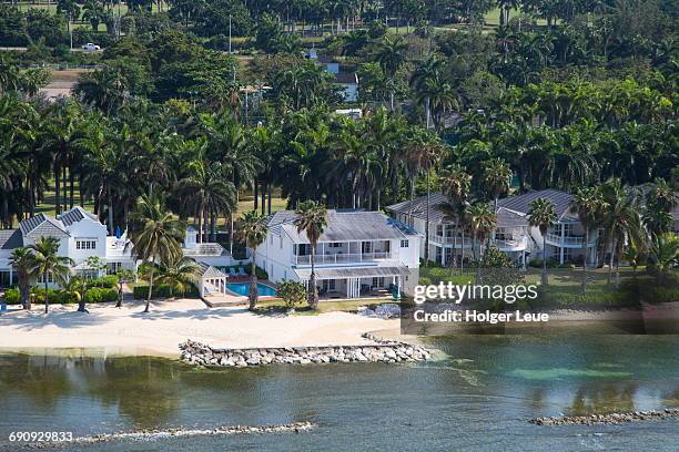 aerial of hibiscus suites at half moon resort - montego bay stock pictures, royalty-free photos & images