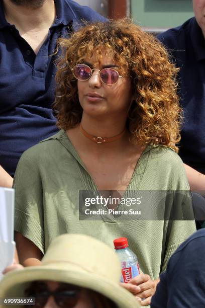 Singer Tal is spotted at Roland Garros on May 31, 2017 in Paris, France.