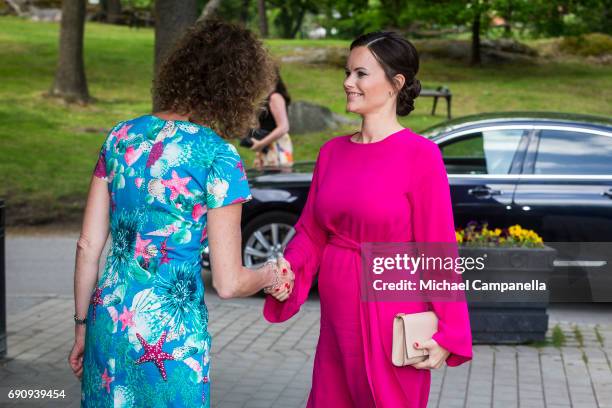 Princess Sofia of Sweden attends a merit ceremony at Sophiahemmet College on May 31, 2017 in Stockholm, Sweden.