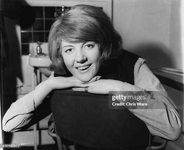 English singer Cilla Black , UK, 1963.