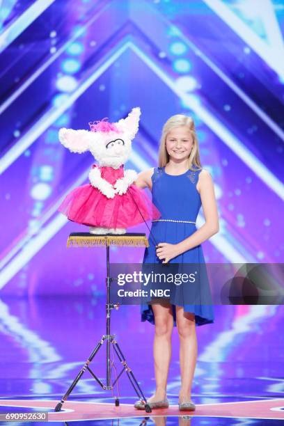 Auditions Pasadena Civic Auditorium -- Pictured: Darci Lynne --