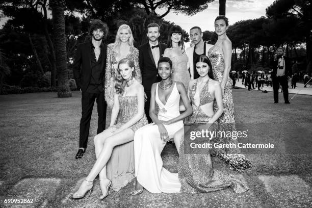 Marlon Teixeira, Lara Stone, Pierre Emmanuel Angeloglou, Kristina Bazan, Olivier Rousteing, Irina Shayk Alexina Graham, Maria Borges and Neelam Gill...